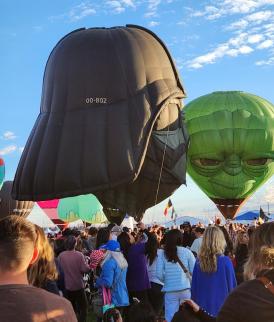 Vader & Yoda ~ Is Darth Vader Kissing Yoda's ear?