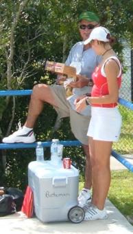 Bryan & Laney ~ Jacksonville, Florida during USTA Team Tennis