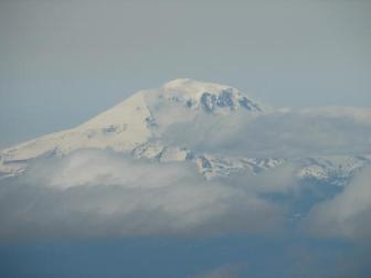 Mt. Adams in the clouds ~  No description included. 