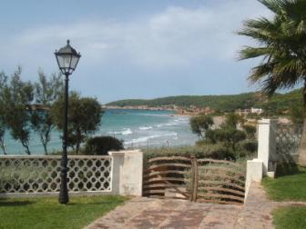 Beautiful Menorca ~ The view from our hotel in Sant Tomas. 