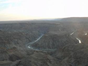 Fish River ~  More canyon, before the sun went down. 