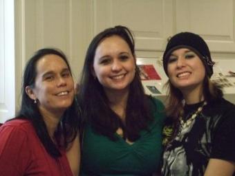 Merry Christmas ~ Me(Robin), Autumn, and Laney --Walden Road on Christmas Day.

"Merry Christmas, everybody."