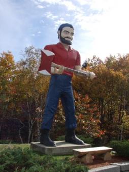 Paul Bunyon ~ Yes we also lay claim to the lumber jack