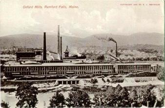 Rumford Mills ~ Somewhere around the turn of the 20th Century