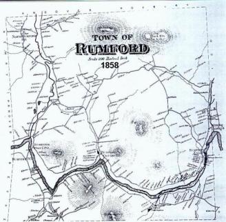 Rumford Map 1858 ~ On the map!