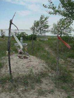 Grave marker at Wounded Knee ~  By:  [Link To User summerlyn]  