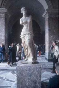 Venus de Milo ~ The Louvre opened to the public in 1793.  The  Venus de Milo  was added to the Louvre's collection during the reign of Louis XVIII (circa 1815).