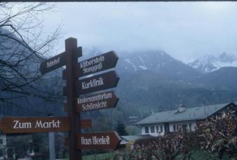 A Garmisch street sign ~ 