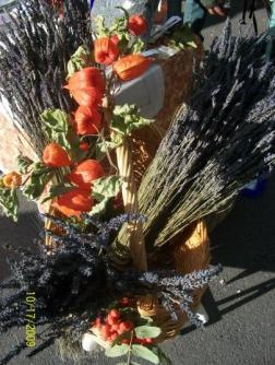 Montana bouquet  ~  At Missoula's Clark Fork River Market. This was part of a display by Lavender Lori. 
