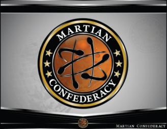 The Martian Confederacy Flag ~ Artwork for novel Majesty's Offspring,  [Link To Item #1603964] 