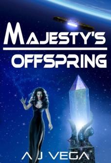 Majesty's Offspring Front Cover ~ Cover artwork for novel Majesty's Offspring,  [Link To Item #1603964] 