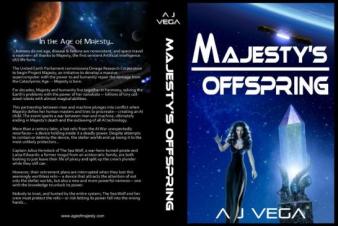 Majesty's Offspring, Book ~ Cover artwork for novel Majesty's Offspring,  [Link To Item #1603964] 
