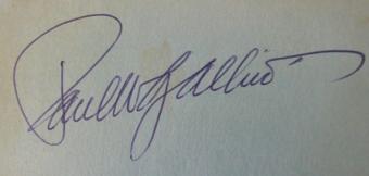 Paul Gallico! ~  I bought a second-hand copy of 'Coronation' and it has his autograph in it! 