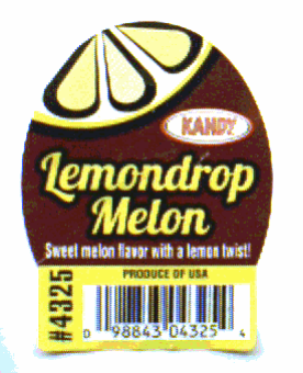 Lemondrop Melon ~  Sweet melon flavor with a lemon twist! 
