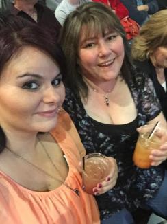 My Daughter Candice and I  ~  At the Jeff dunham comedy show at the Colorado Springs World Arena. April 21st 2016. For those curious soulds, she will be 31 in Oct and I will be 50 in October. We had so may people think we were sisters or friends.. NICE! 