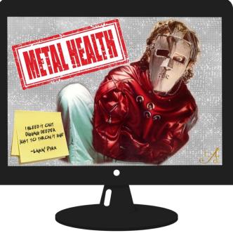 Metal Health ~  Current picture for my blog. Quiet Riot, duuuude! 