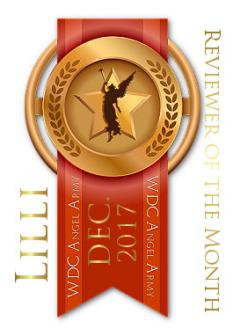Reviewer of the Month Dec 2017 ~ WDC Angel Army Award