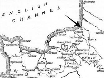 Map of Normandy ~  No description included. 