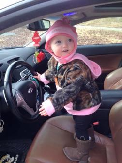 SHELBY ~ You are never too young to learn how to drive.