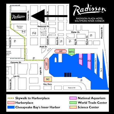 Baltimore Convention Map