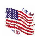 Flag, God Bless the USA