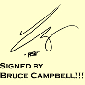 Bruce Campbell's Signature