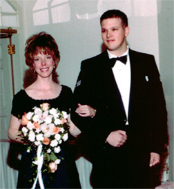 Me and Erin's aunt at Jay and Erin's wedding