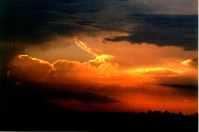 Clouds over the sky