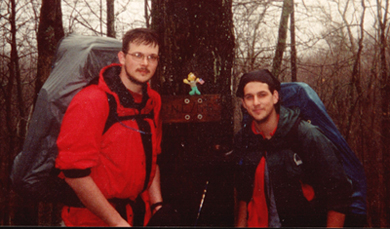 My Brother and I on the Appalachian Trail.