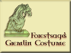 Gremlin costume worn by ForestSage during Halloween 2003.