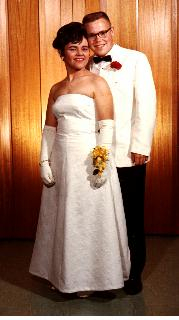 A closer view of us at her Senior Prom