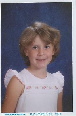 Tiffany's official first grade school picture.