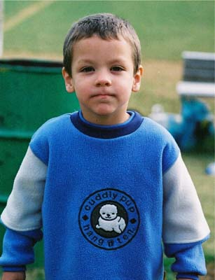 Kurtis at a football game