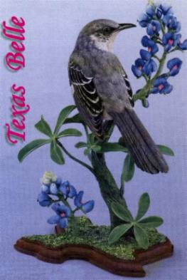 The State bird and State flower of Texas
