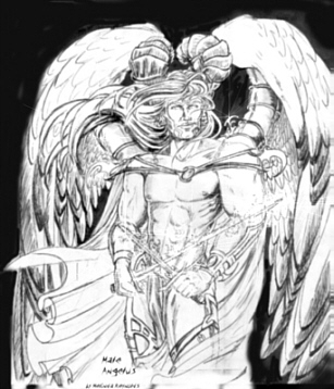 Male version of TOP COW'S The Angelus from THE DARKNESS comic