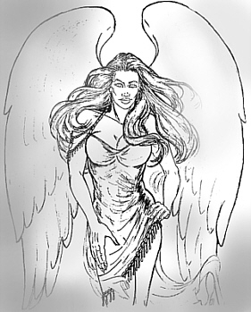 Just your average, run-of-the-mill, female angel...