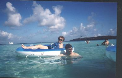 We were ferried off the Dawn to NCL's private Island in the Bahamas