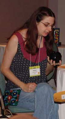 I consult the magic 8 ball at Convention 2004.
