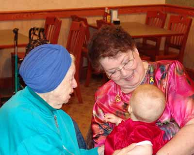 Great-great-grandmother, Katie, and me