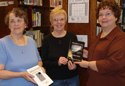 Jacque and I presented a copy of each book to Blackwell Library.