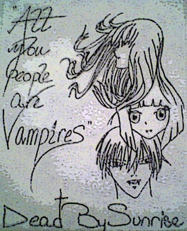 A drawing I made with a vampire mindset