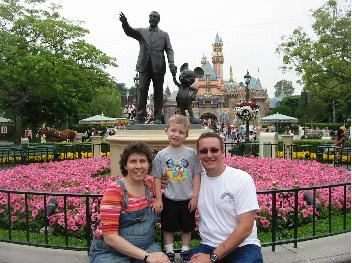 My family at Disneyland 2006
