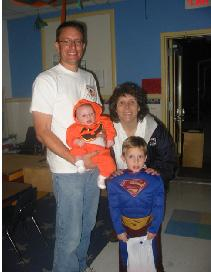 The Burkharts at Halloween 2006