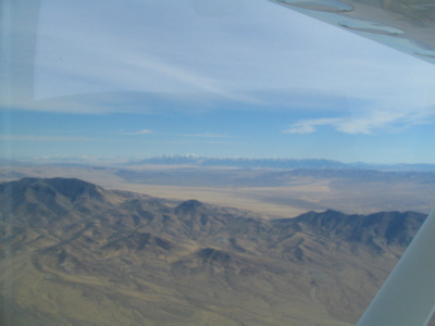 Airplane view near Rosebud