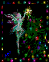 a Christmas star-fairy