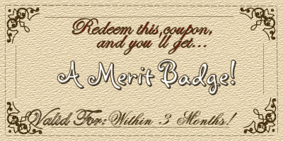 Merit Badge Coupon
