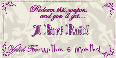 A Port Raid Coupon