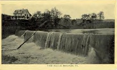 Falls at Seelyville Dam