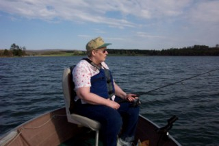 Linda Fishing for Crappie