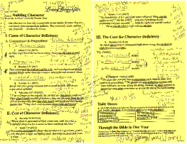 Sermon notes April 15, 2007